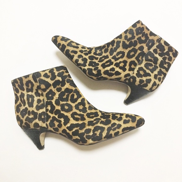 sam edelman kinzey leopard booties